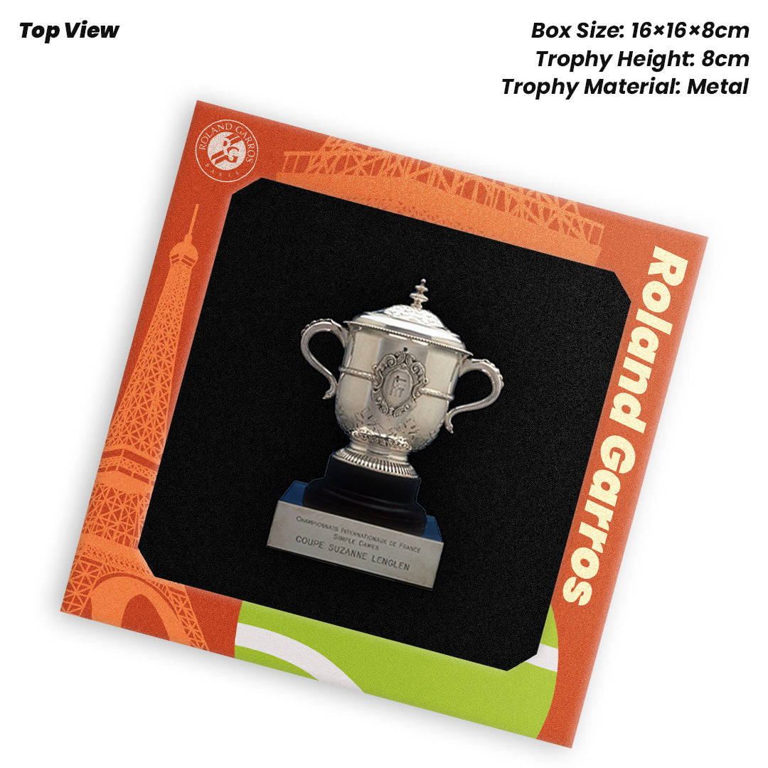 Tennis Trophy Box Women Grand Slam Set Metal Trophy 8cm