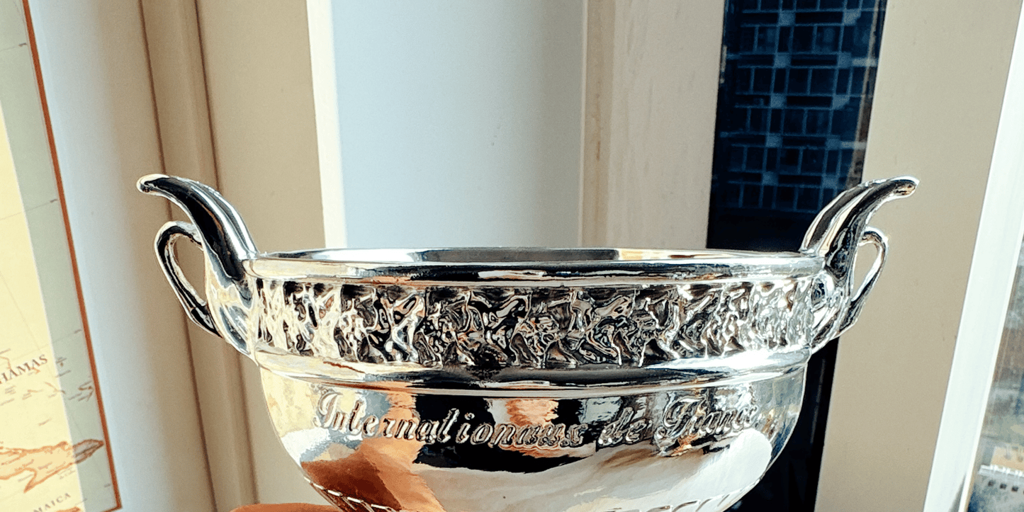 Tennis Trophy Men Grand Slam Trophy 16cm Resin