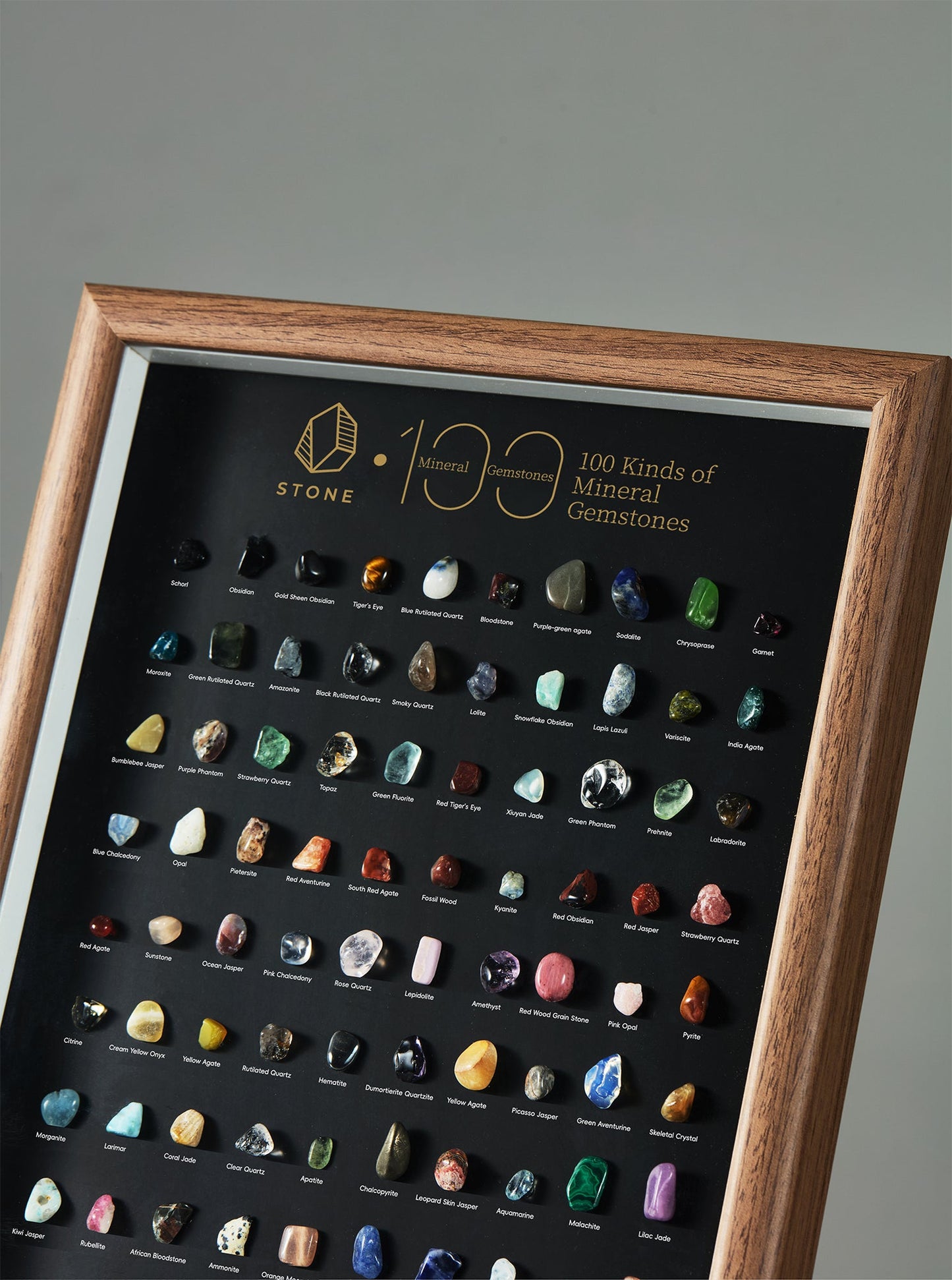 100 Kinds of Natural Ore Specimens Christmas New Year Gift Geology Mineral Stone Science Home Decoration Ornaments