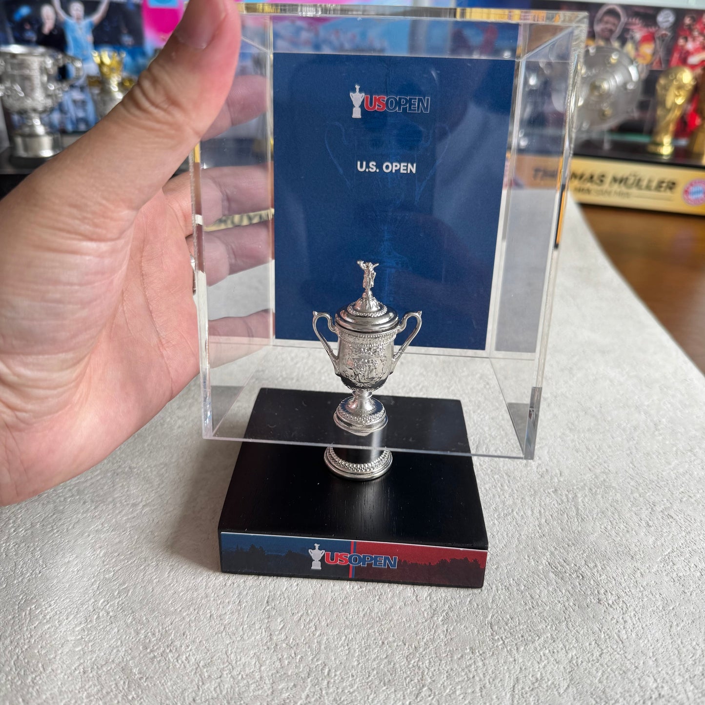 U.S. Open Golf Championship Trophy Display Case