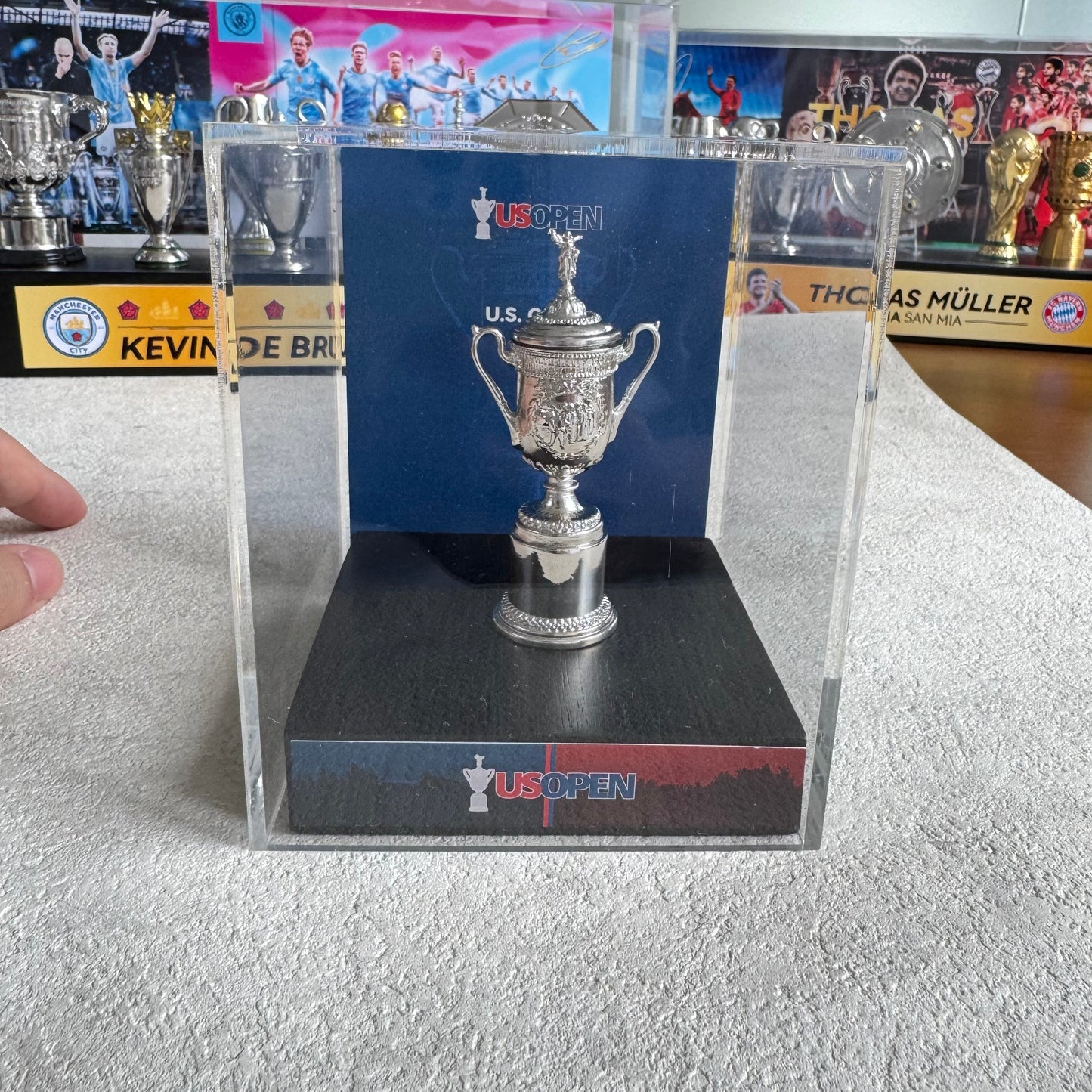 U.S. Open Golf Championship Trophy Display Case