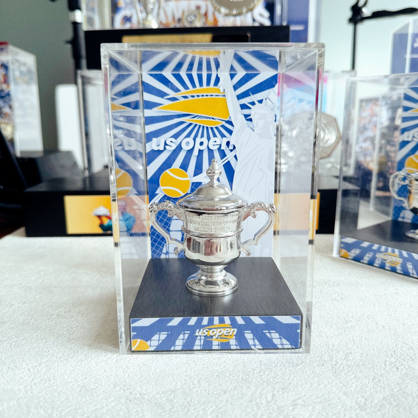 US Open Women’s Singles Championship Tennis Trophy Display Case