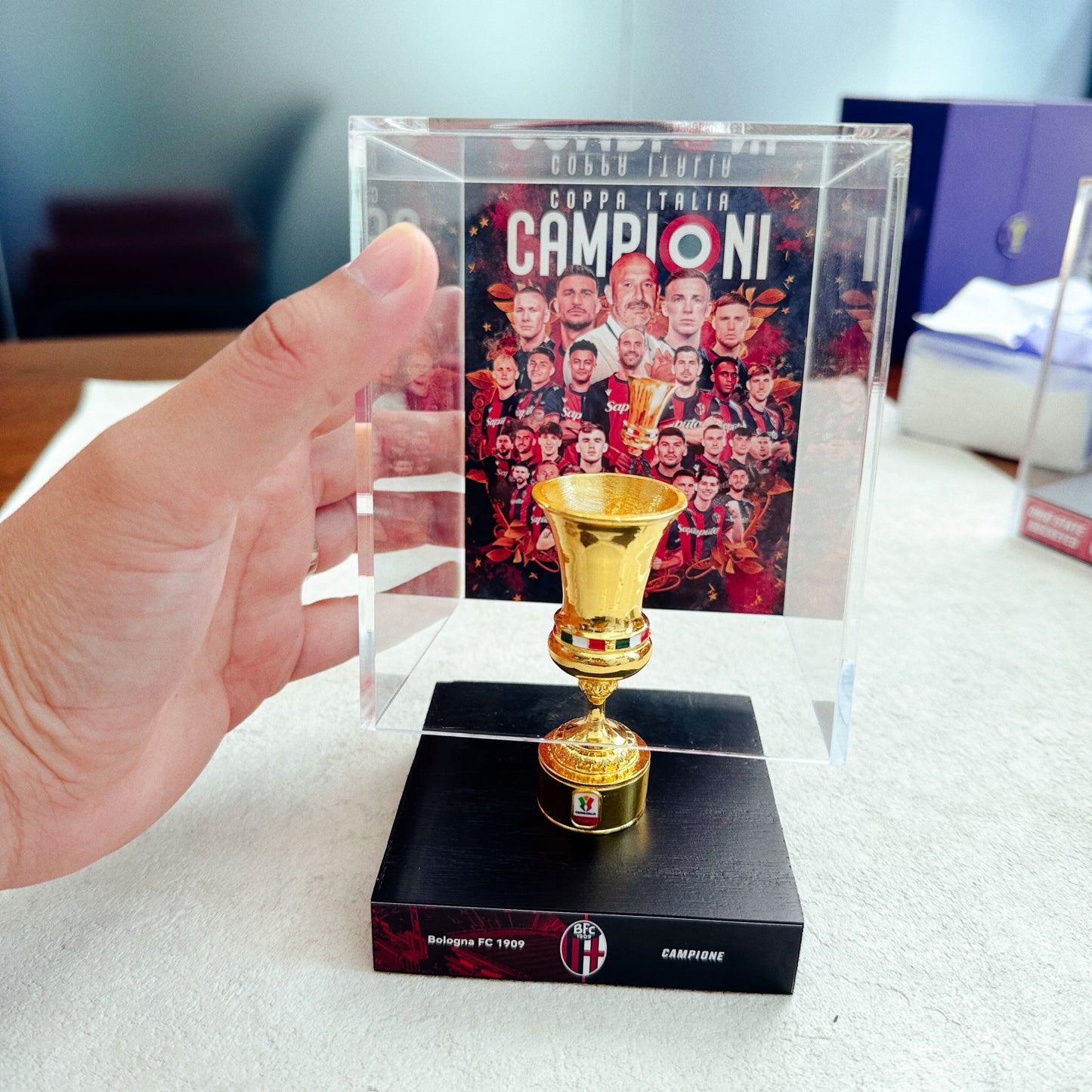Coppa Italia Trophy(Indicate what ribbon you want)