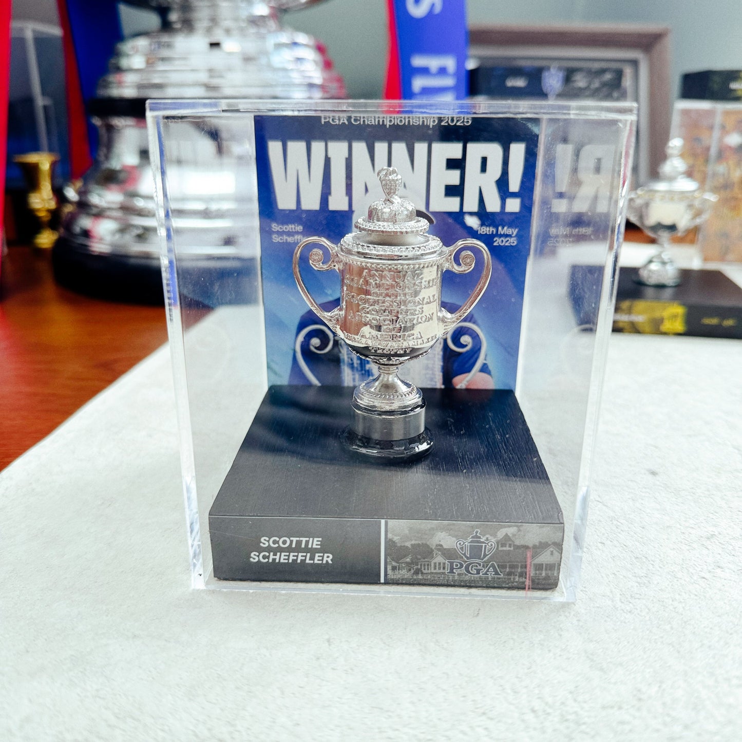 PGA Championship Trophy Display Case