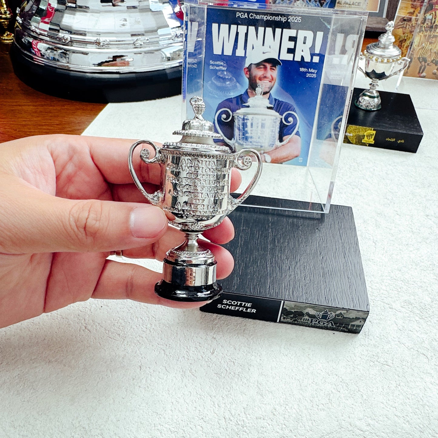 PGA Championship Trophy Display Case
