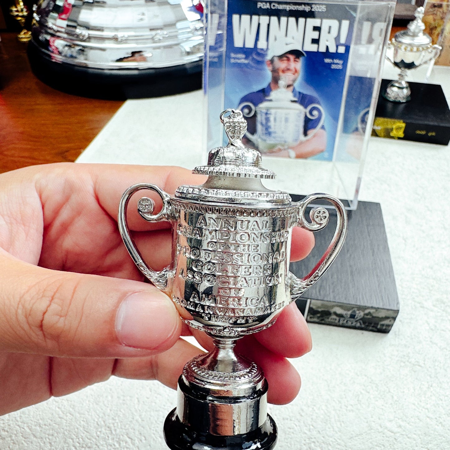 PGA Championship Trophy Display Case