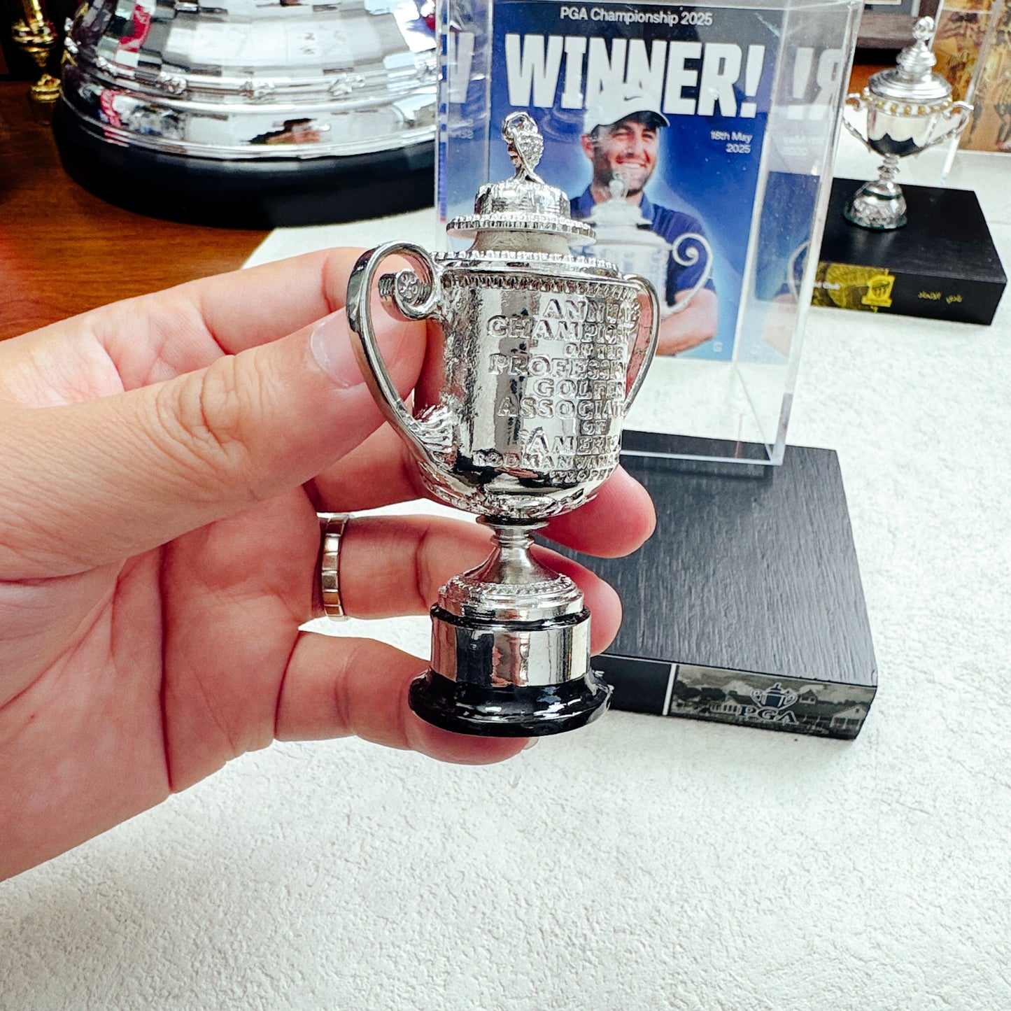 PGA Championship Trophy Display Case