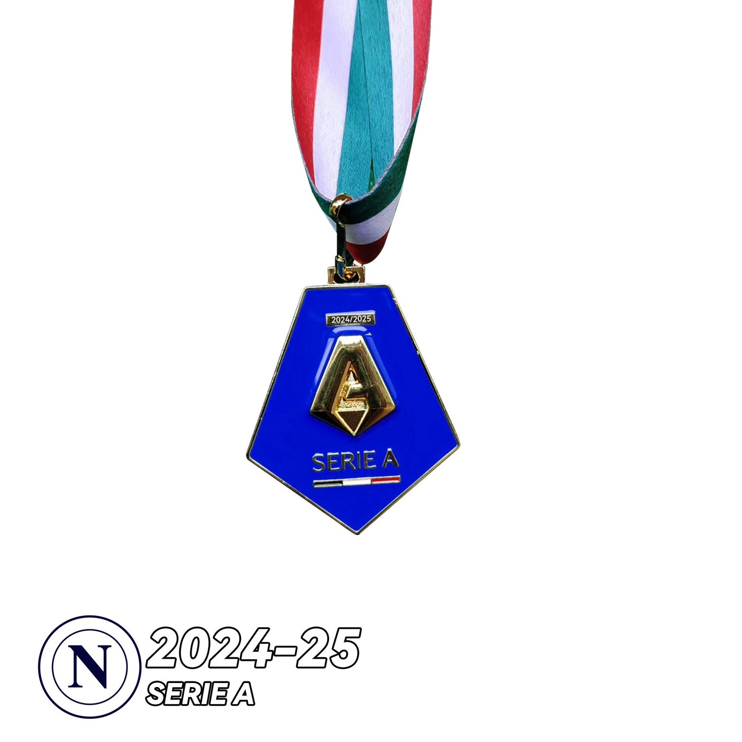2024-25 S.S.C. Napoli Serie A Championship Medals And Frame