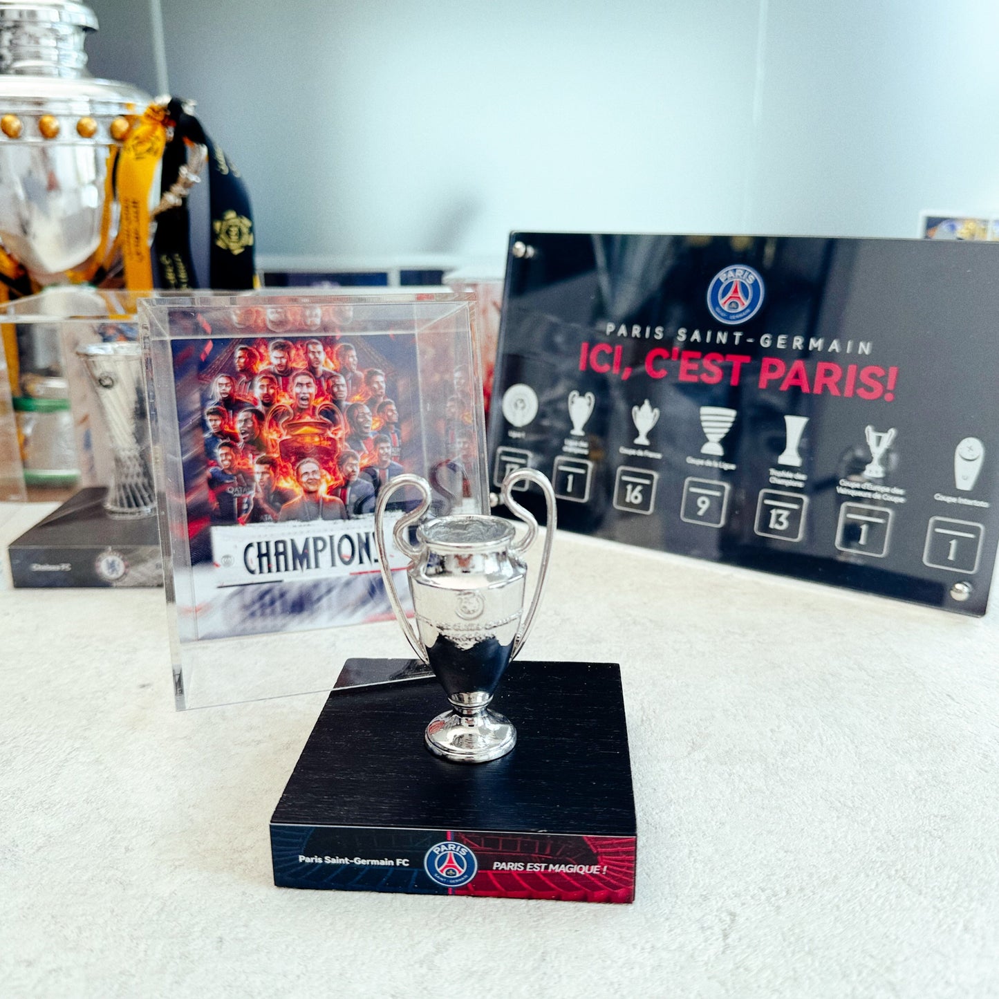 Champions League Trophy(Engrave The 2024/25 PSG Champions)