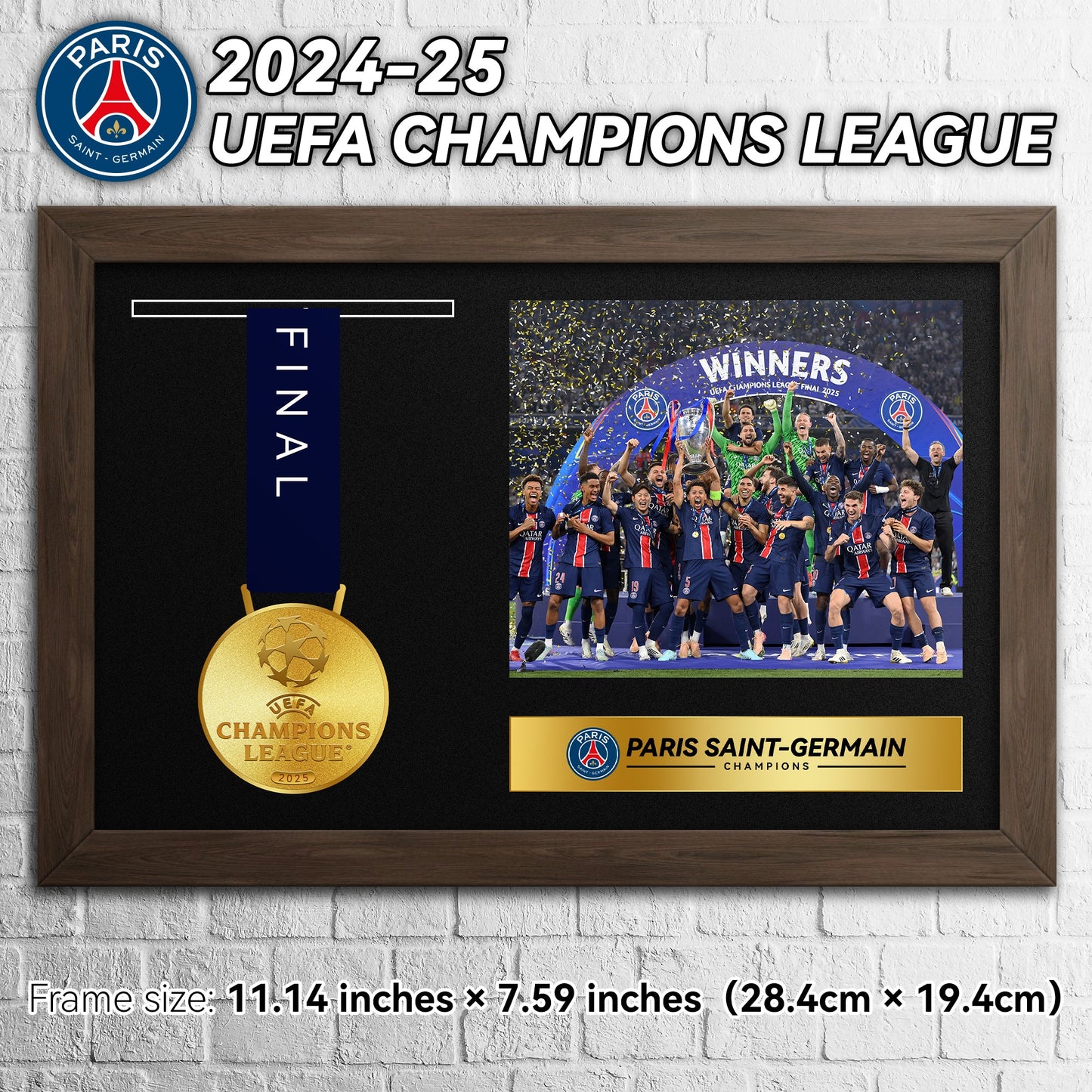 Champions League Medal 2024/25 PSG Champions