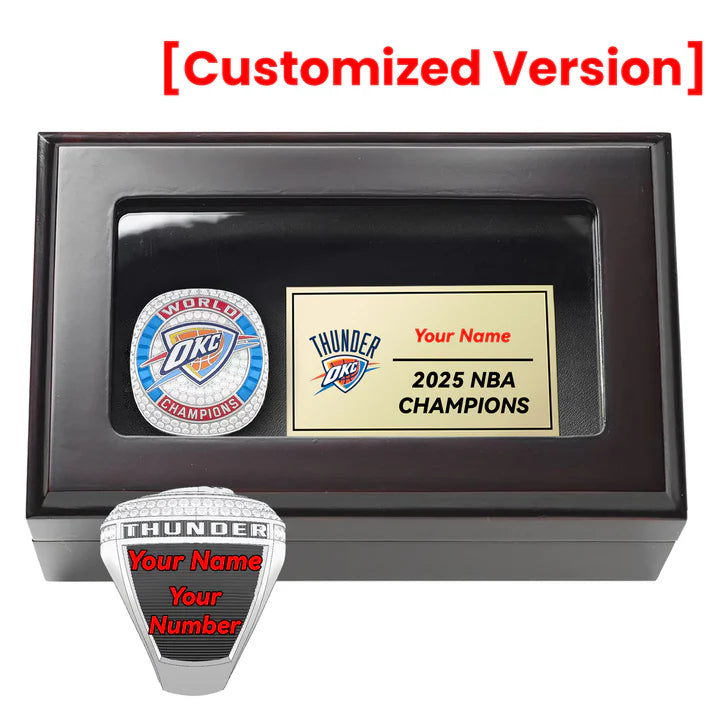 【Fans Edition】2025 Oklahoma City Thunder NBA Championship Rings