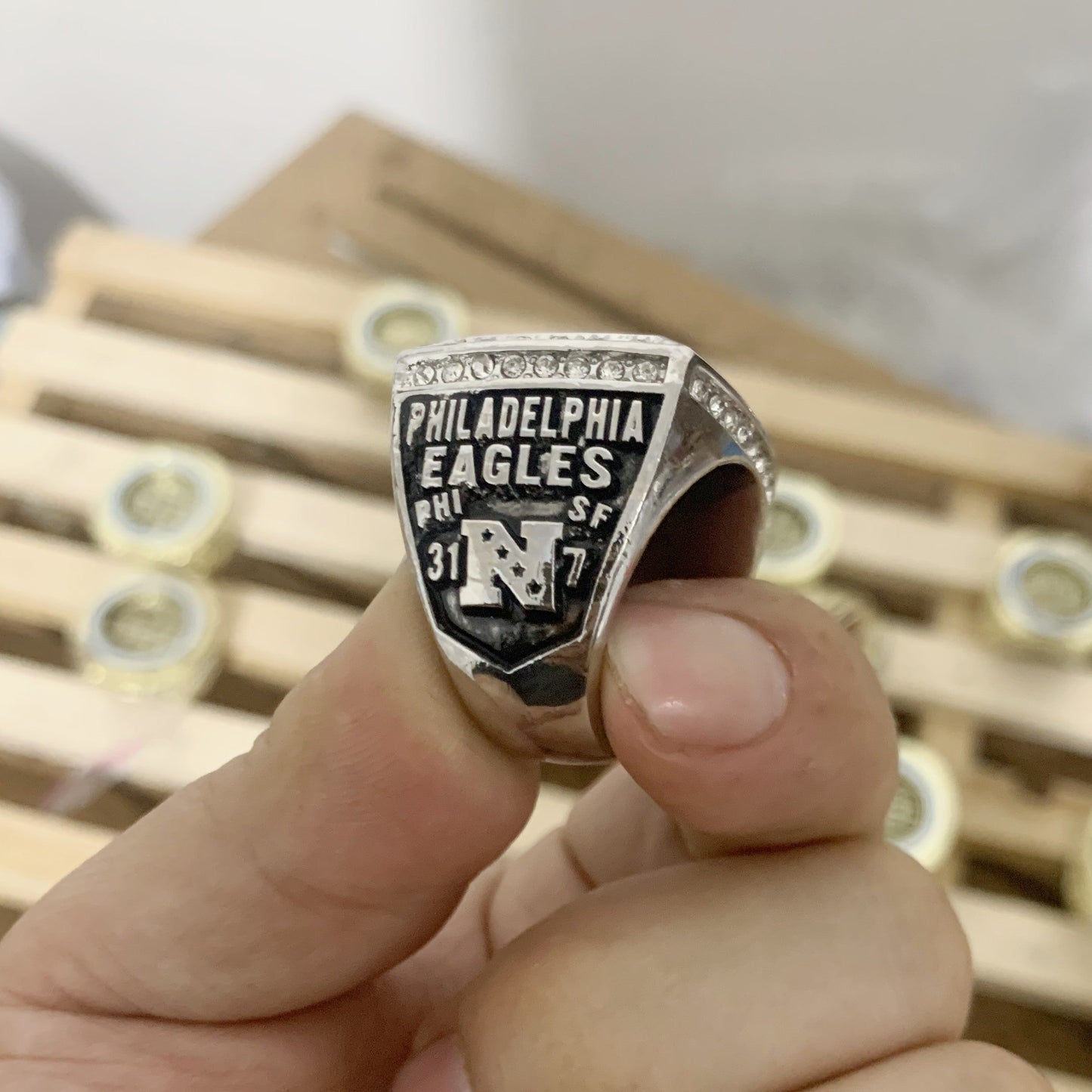 2022 NFC Championship Rings Philadelphia Eagles NFL