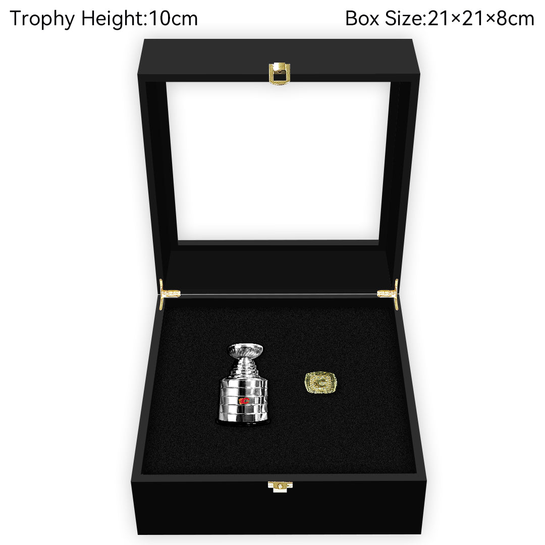 Calgary Flames NHL Trophy And Ring Box