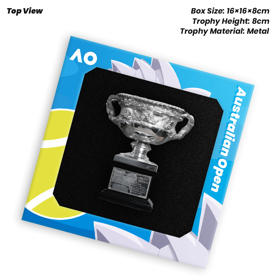 Tennis Trophy Box Men Grand Slam Set Metal Trophy 8cm