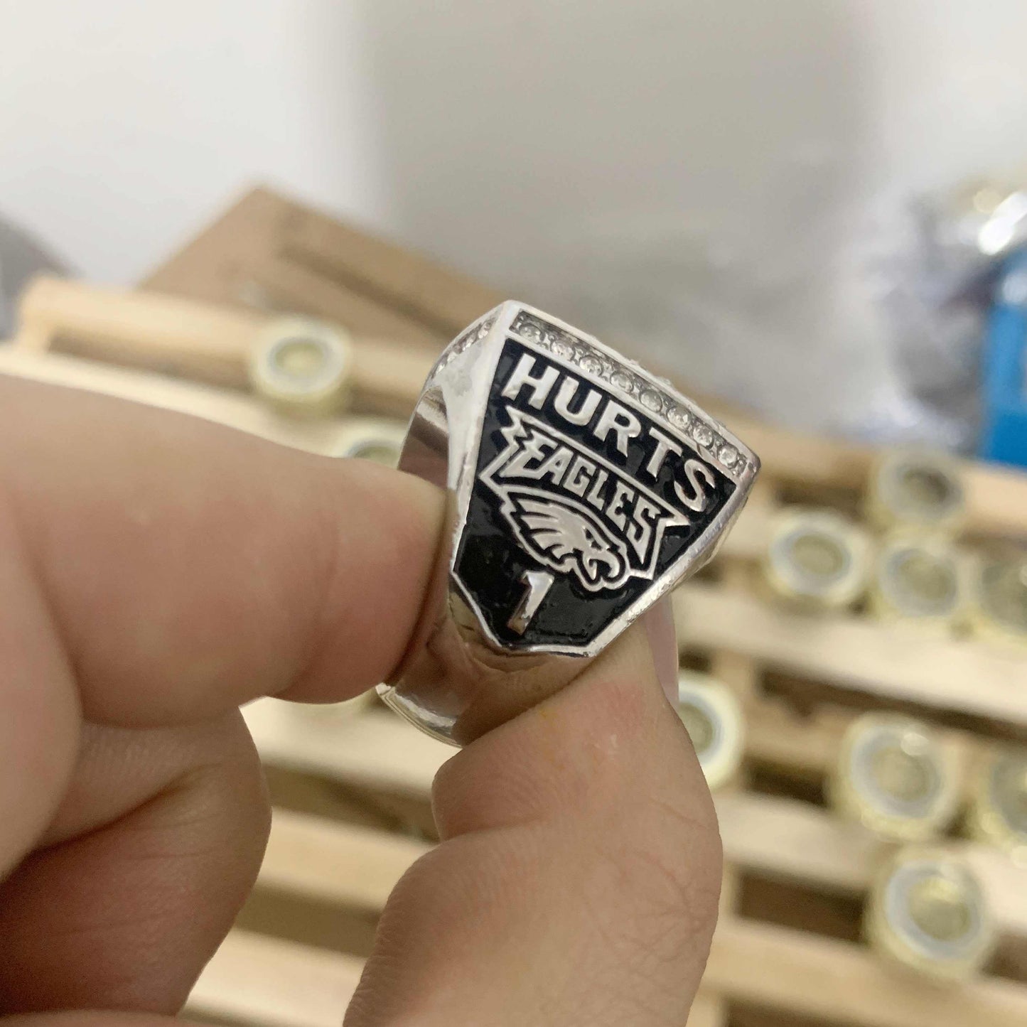 2022 NFC Championship Rings Philadelphia Eagles NFL