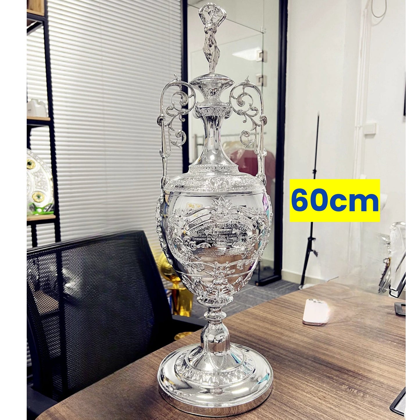 Football League First Division trophy 8cm Leeds United Display Case【trophy included】