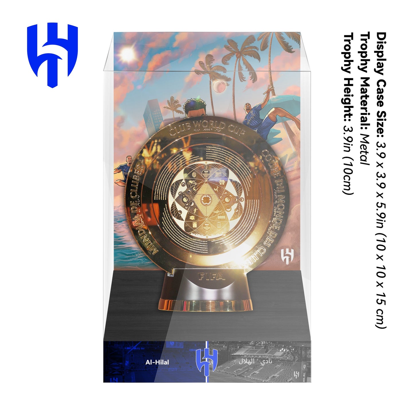 Al-Hilal 2025 FIFA Club World Cup Trophy Display Case