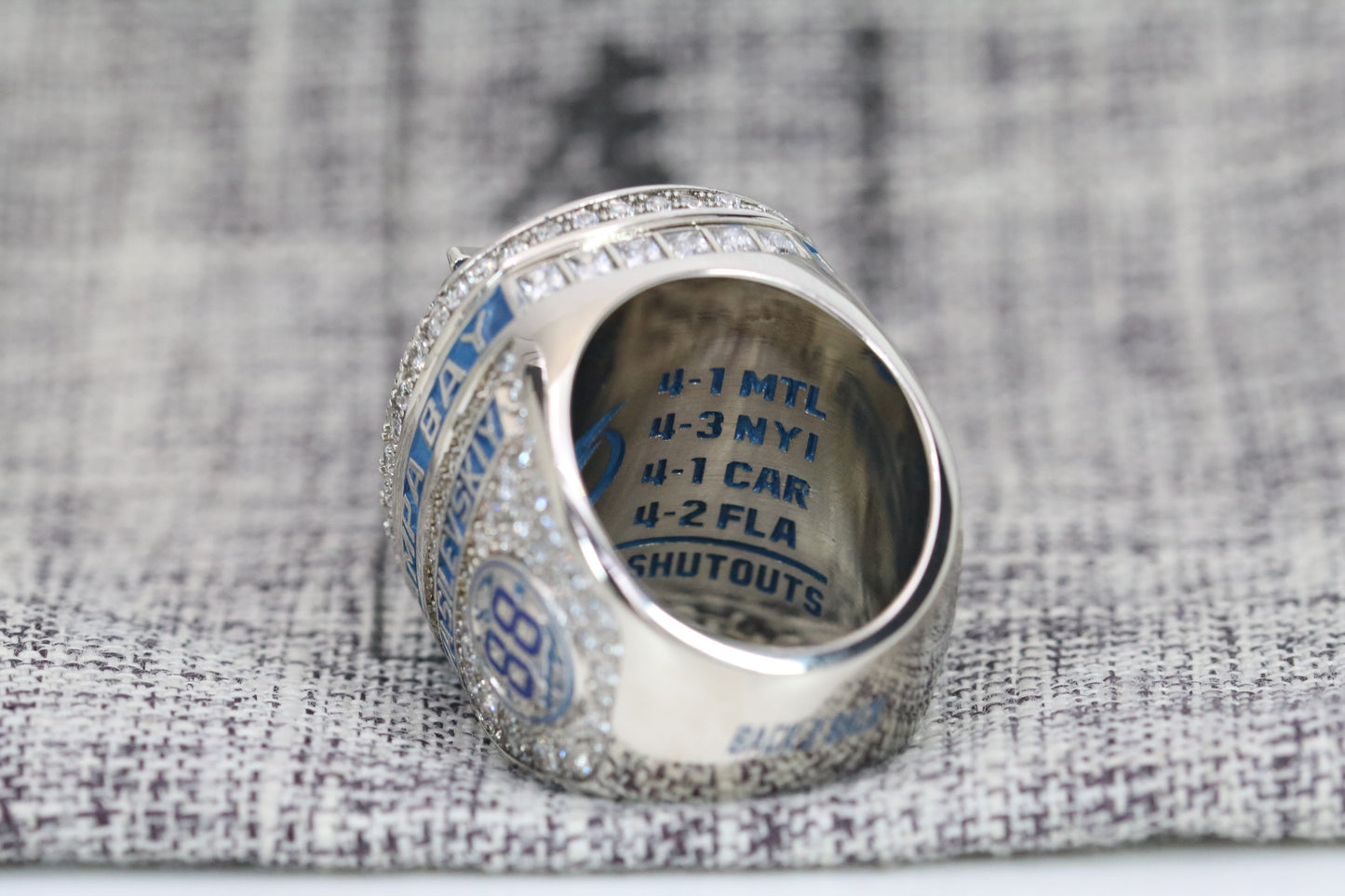 2021 Tampa Bay Lightning Stanley Cup Back to Back Ring - Premium Series
