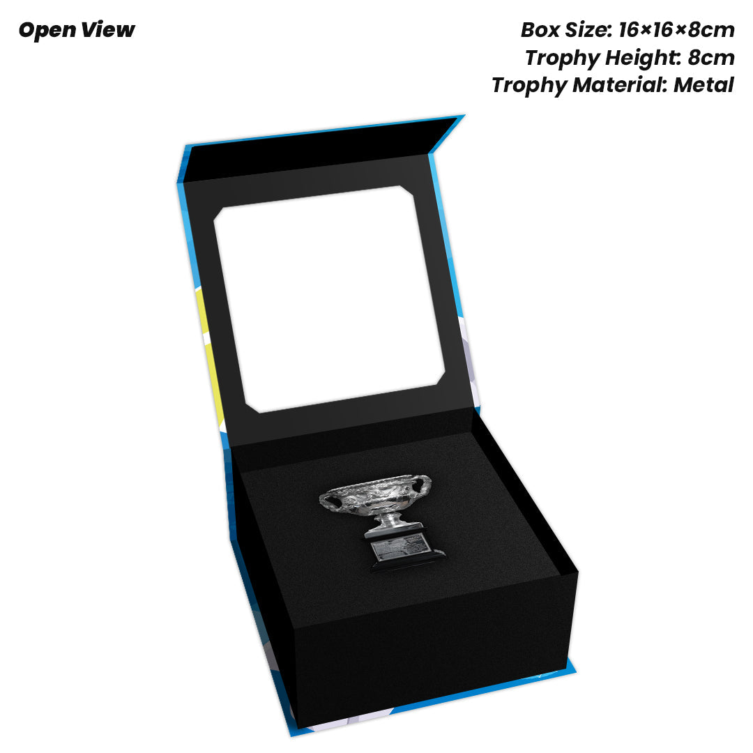 Tennis Trophy Box Men Grand Slam Set Metal Trophy 8cm
