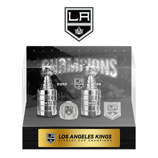 Los Angeles Kings NHL Trophy And Ring Display Case