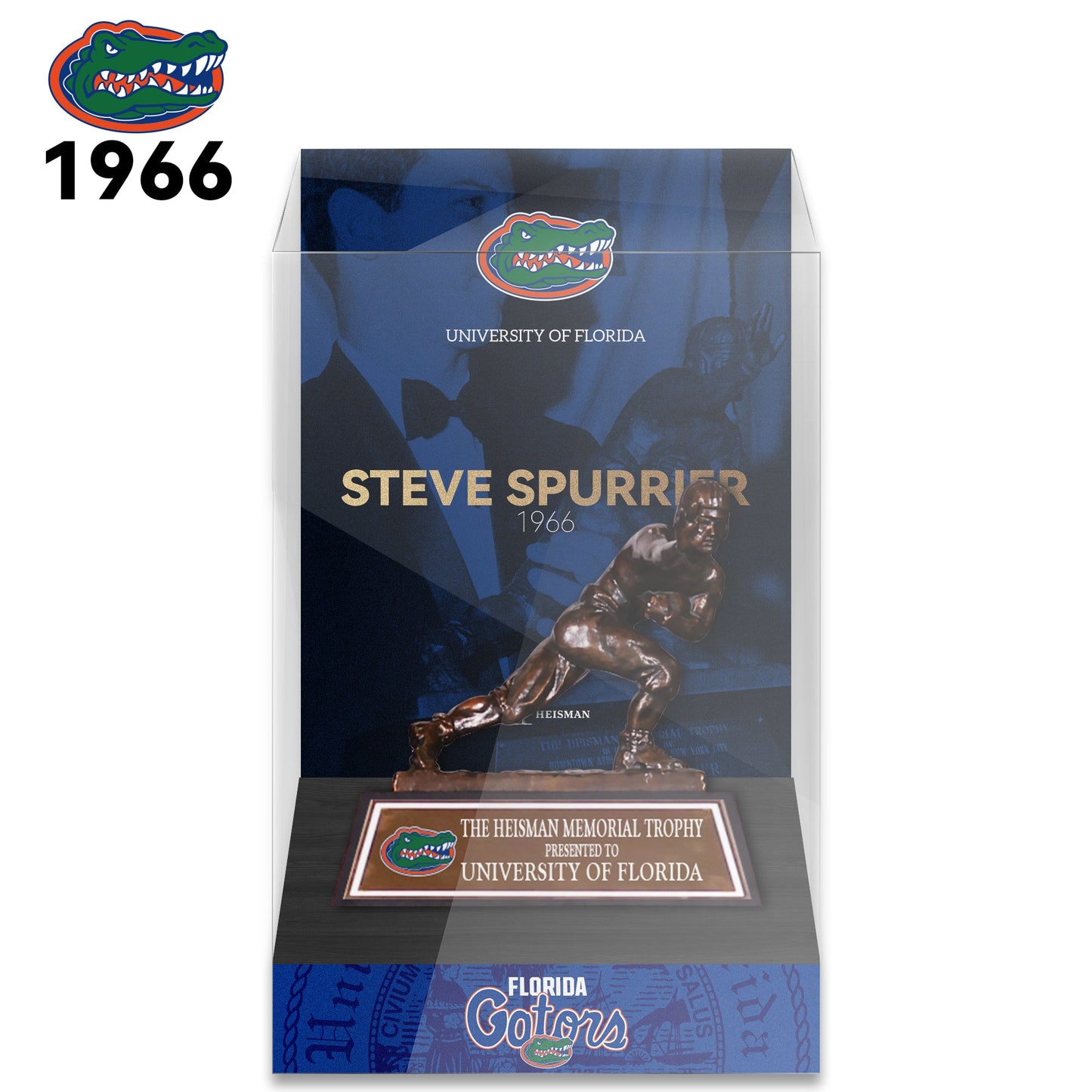 NCAA Heisman All Years 8cm Trophy Display Case