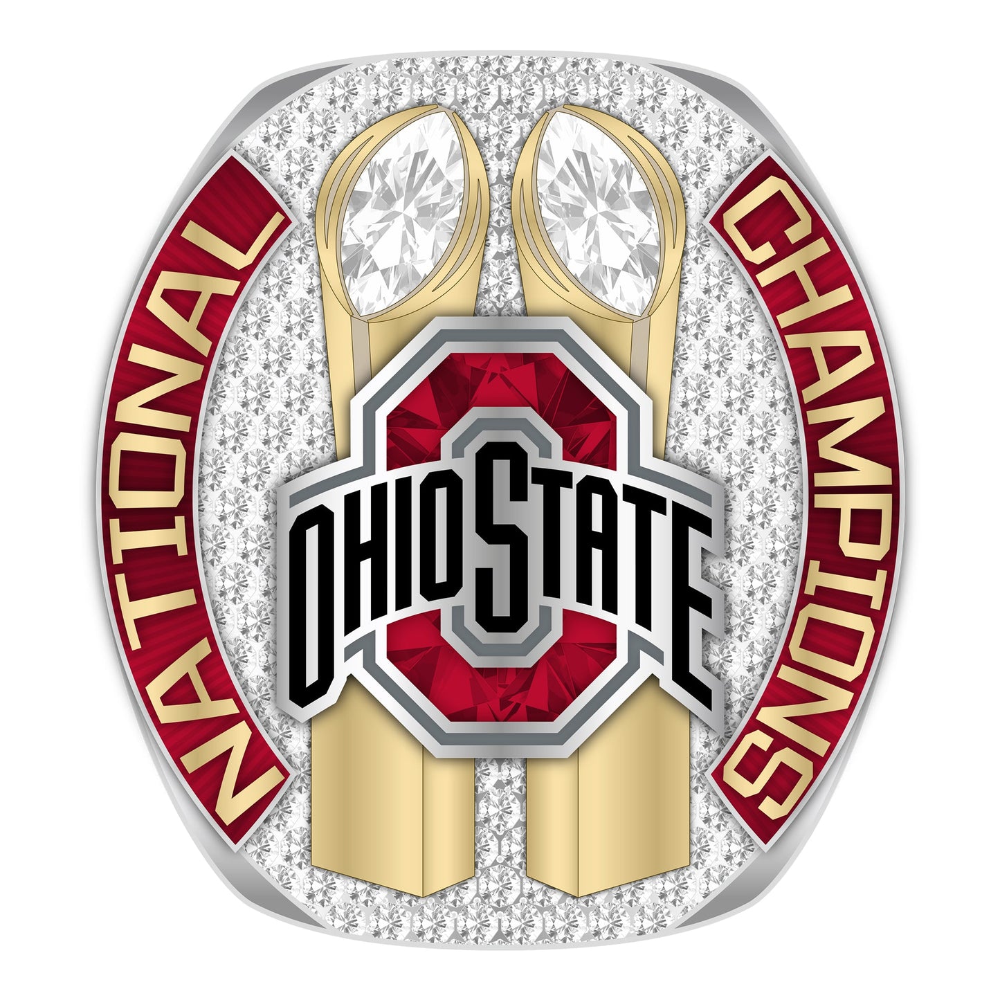 [NCAAF] 2024 Ohio State CFP National Championship Trophy Replica