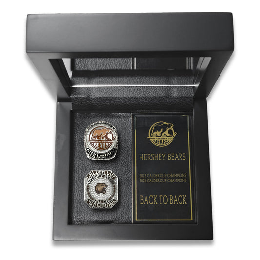 Hershey Bears AHL Championship Ring Championship 2 Rings Box