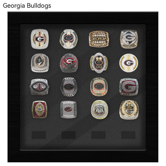 Georgia Bulldogs Championship Rings Collection Box