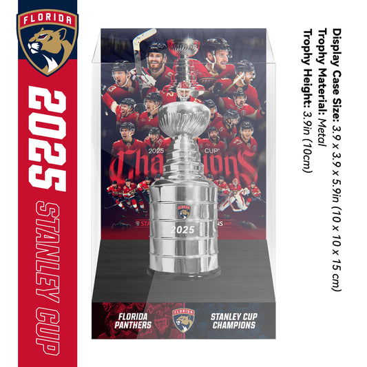 Florida Panthers NHL Stanley Cup Trophy With Acrylic Case 10cm/3.9in Height