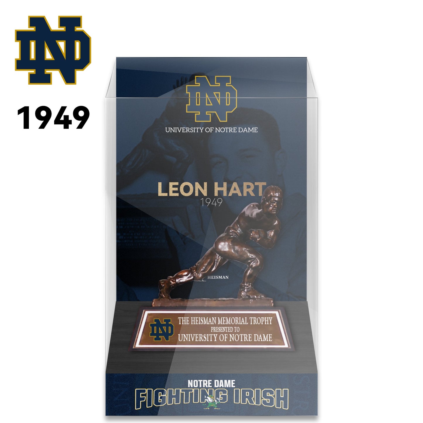 NCAA Heisman All Years 8cm Trophy Display Case