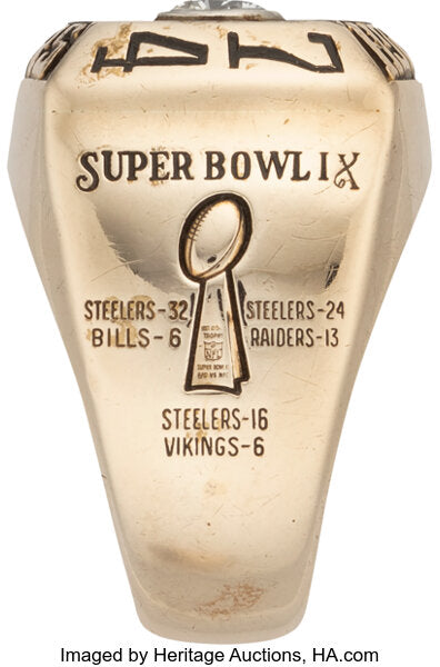 1974 Pittsburgh Steelers Super Bowl Championship Ring