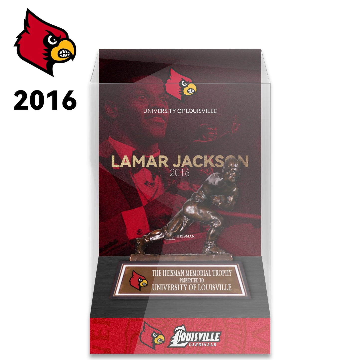 NCAA Heisman All Years 8cm Trophy Display Case