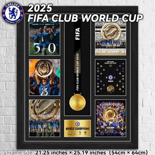 2025 Chelsea Club World Cup Champions Medal Oversized Photo Frame