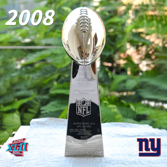 [NFL]2008 Vince Lombardi Trophy, Super Bowl 42, XLII New York Giants
