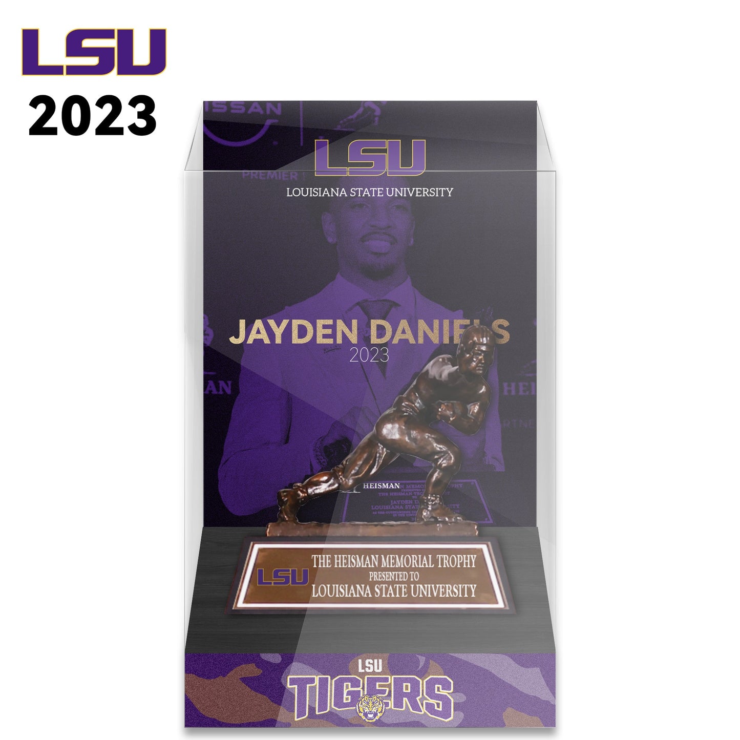 NCAA Heisman All Years 8cm Trophy Display Case