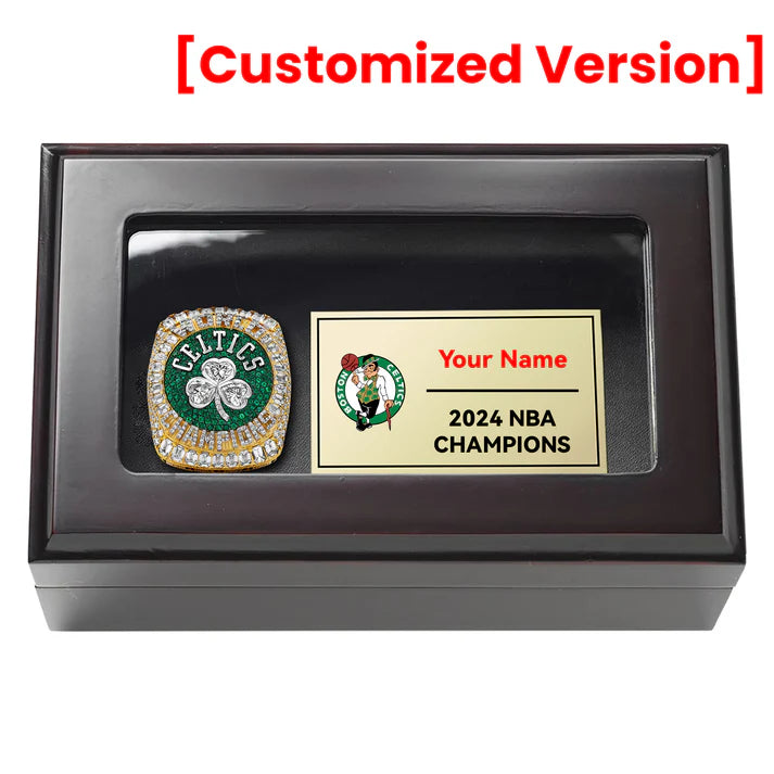 2024 Boston Celtic Championship Trophy NBA Ring