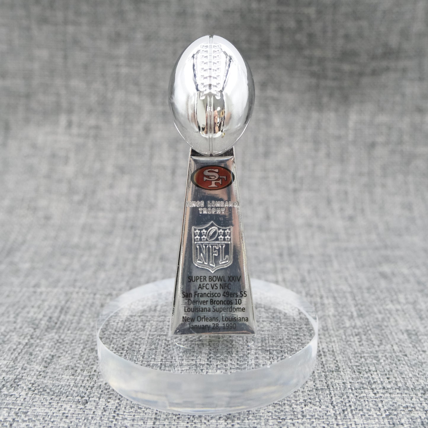 San Francisco 49ers Super Bowl Trophy Team Logo
