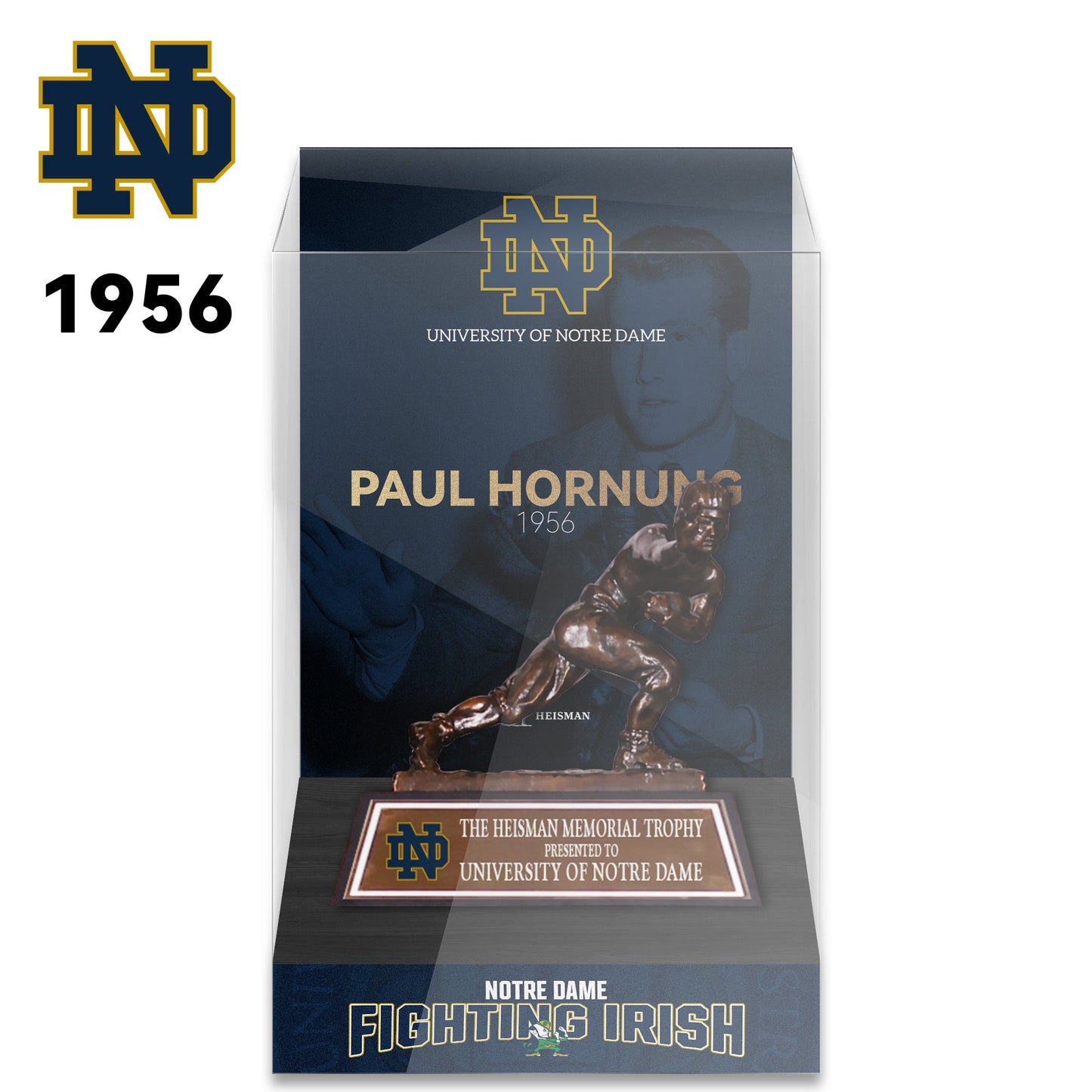 NCAA Heisman All Years 8cm Trophy Display Case