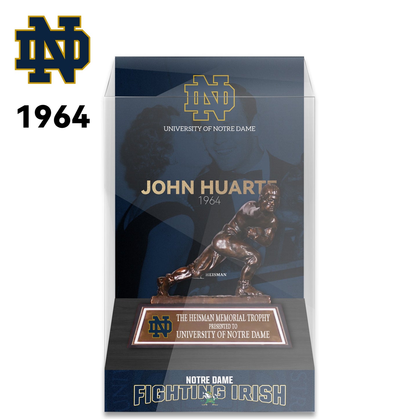 NCAA Heisman All Years 8cm Trophy Display Case