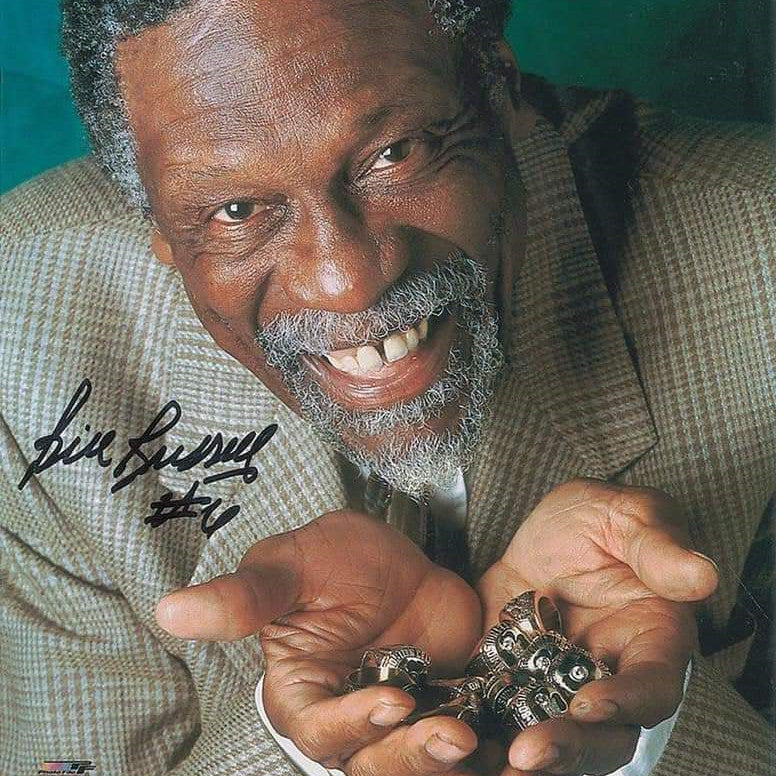 [Bill Russell]Star championship ring set Boston Celtics Europe and America popular memorial nostalgic classic ring 12pcs +box  NBA